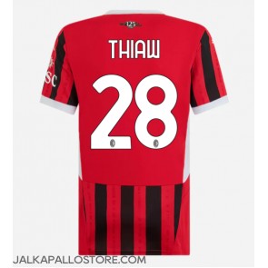 AC Milan Malick Thiaw #28 Kotipaita Naisten 2024-25 Lyhythihainen